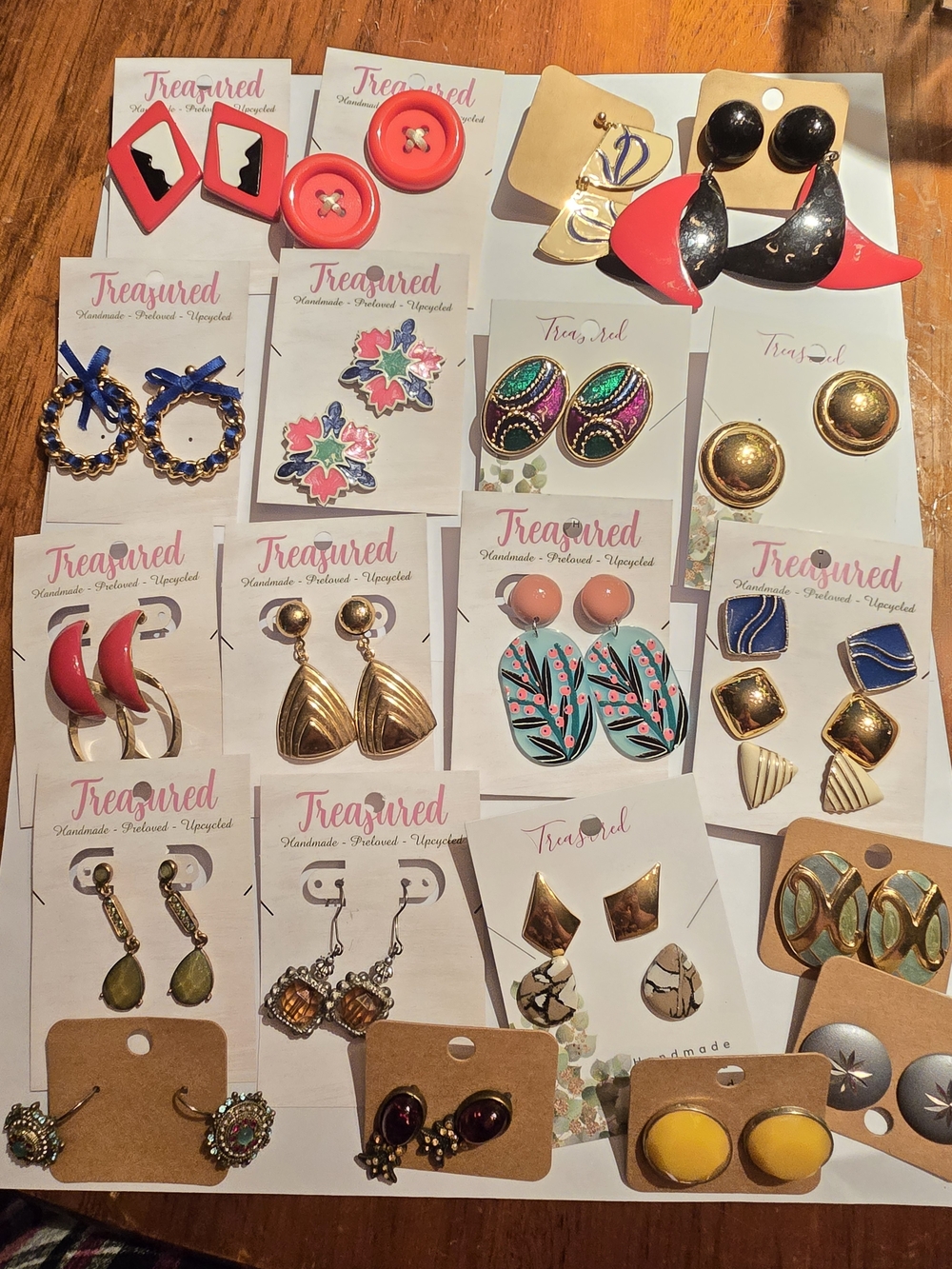 Vintage Earring LOT Jar Dig
